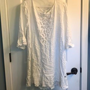 Roxy Cover Up Dress 3/4 Sleeve